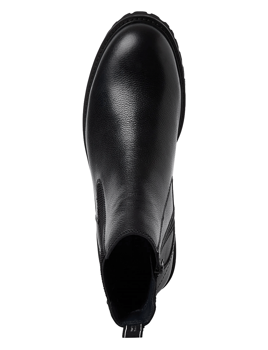 Tamaris - Men Boots - chelsea boots - black leather - 4