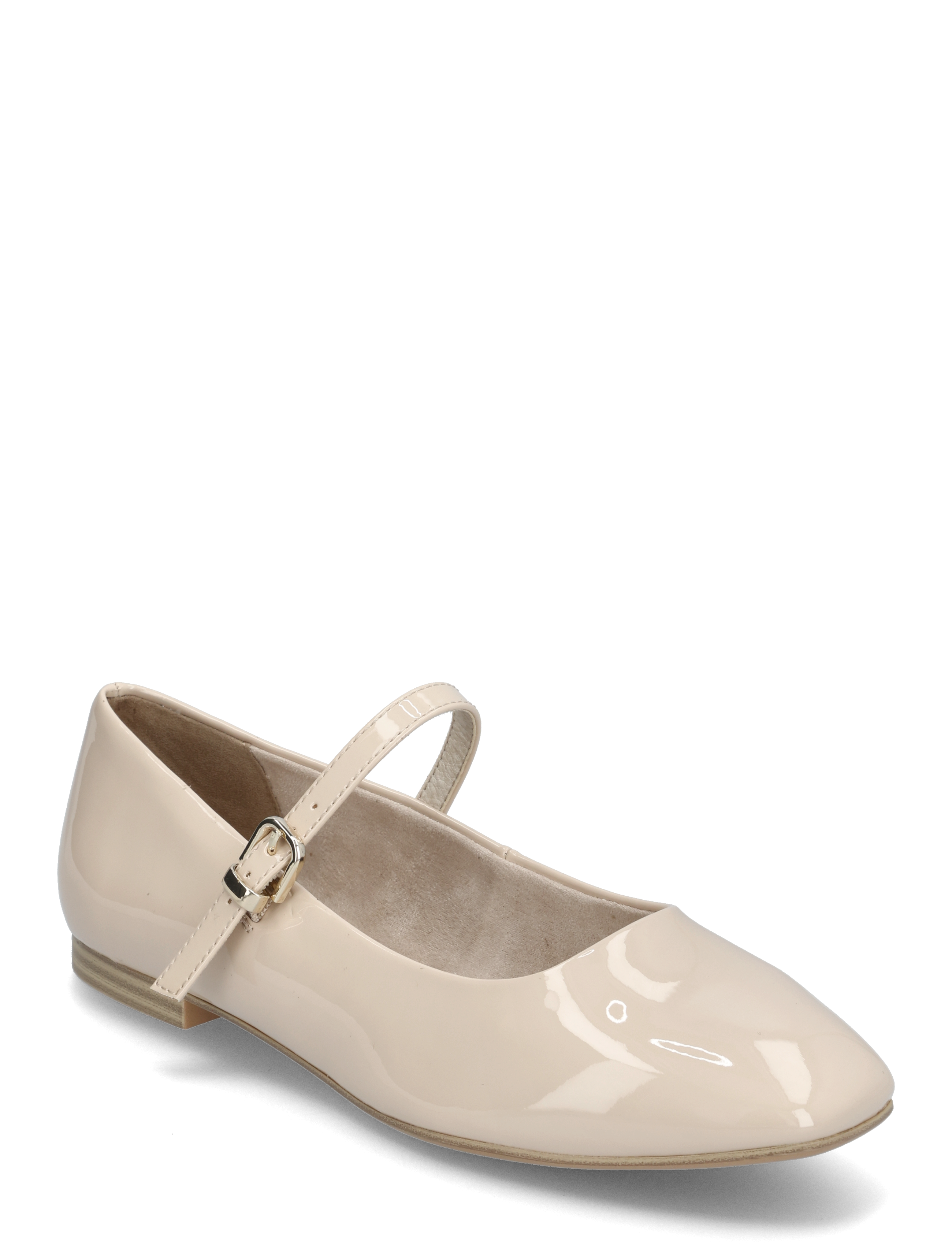 Tamaris Woms Ballerina - Baleriinad - IVORY PATENT / beige