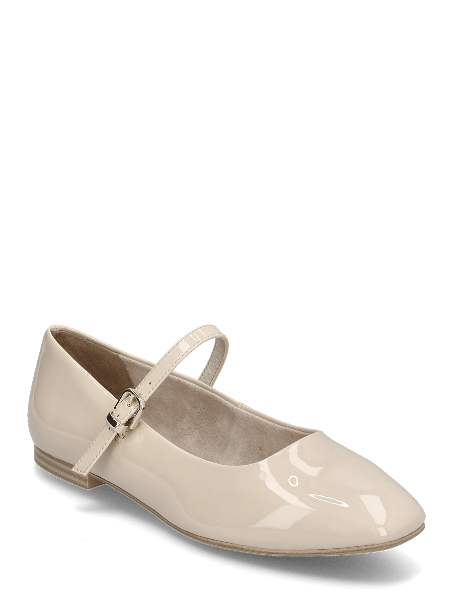 Tamaris - Woms Ballerina - ivory patent - 0