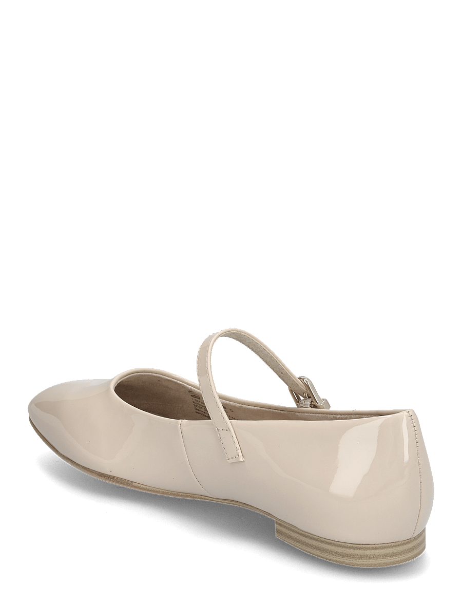Tamaris - Woms Ballerina - ivory patent - 2