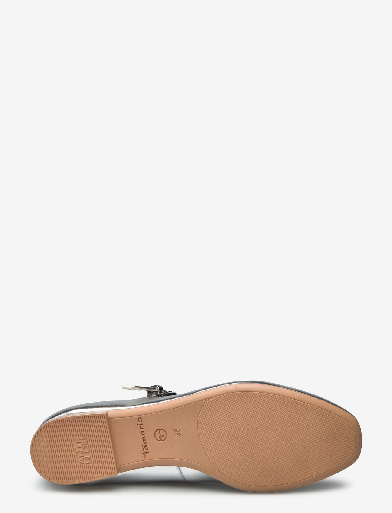 Tamaris - Woms Ballerina - speciella tillfällen - silver - 3