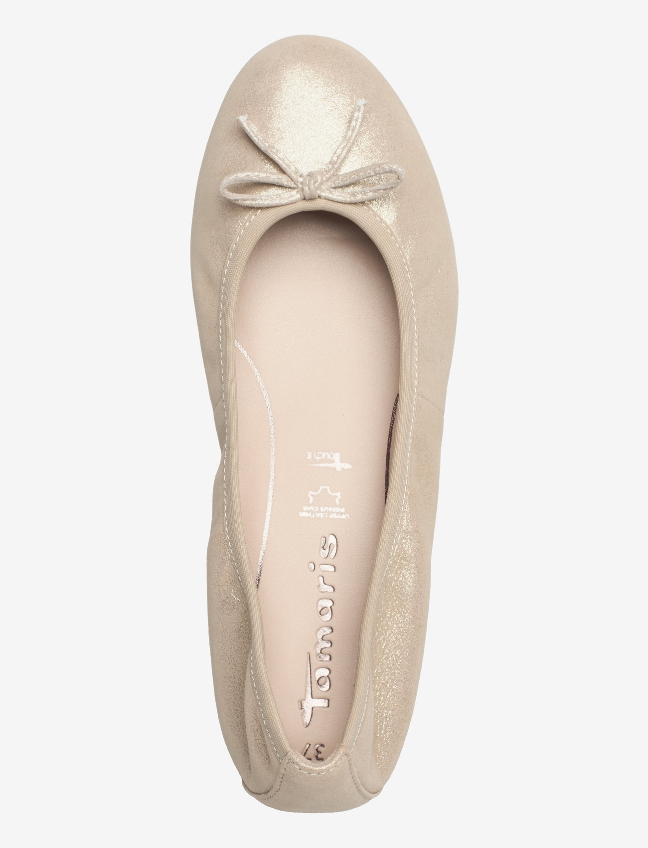 Tamaris - Woms Ballerina - kristības - champagne - 3