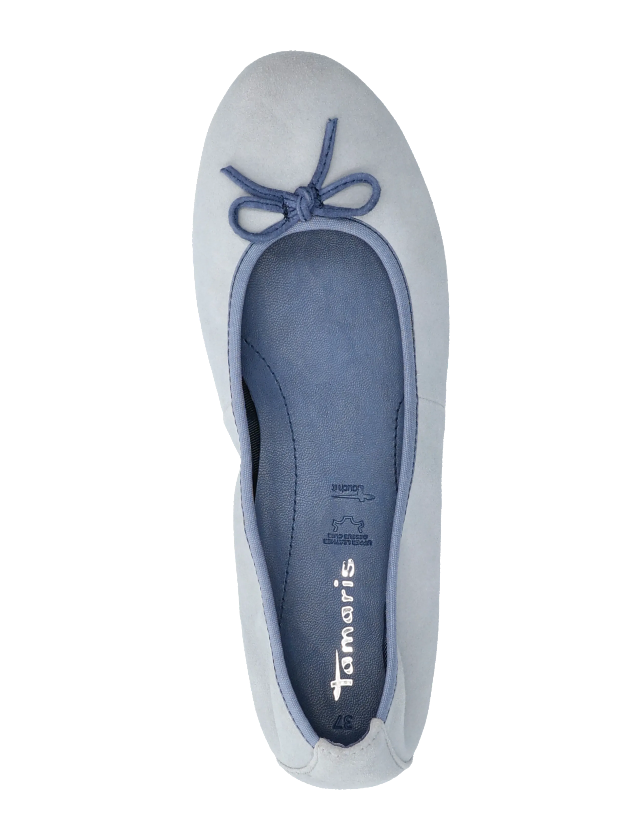 Tamaris - Woms Ballerina - confirmation - light blue comb - 3