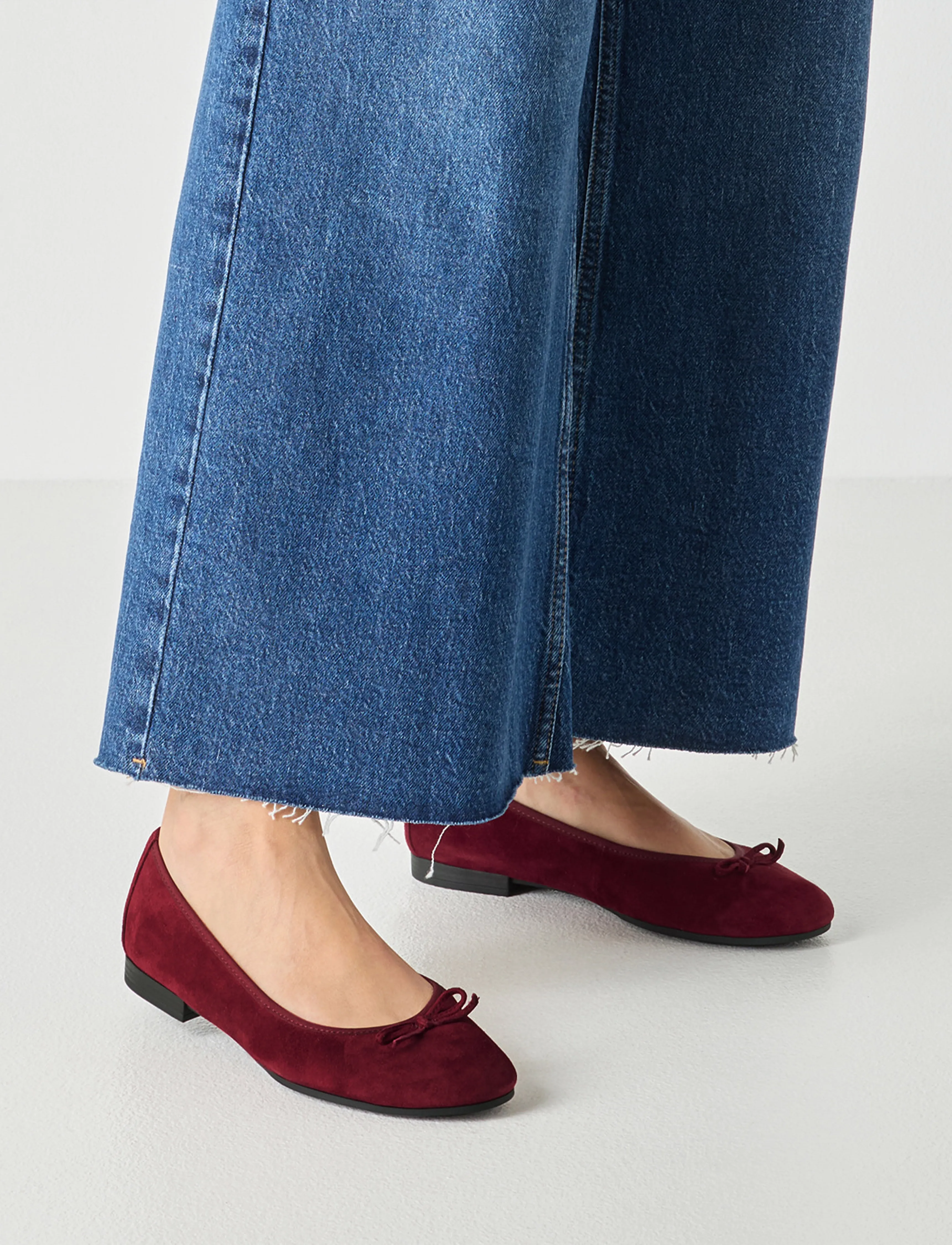 Tamaris - Woms Ballerina - konfirmation - merlot suede - 5