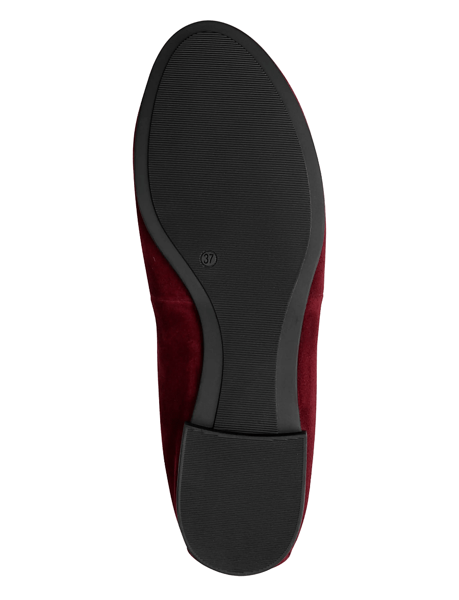 Tamaris - Woms Ballerina - konfirmation - merlot suede - 3