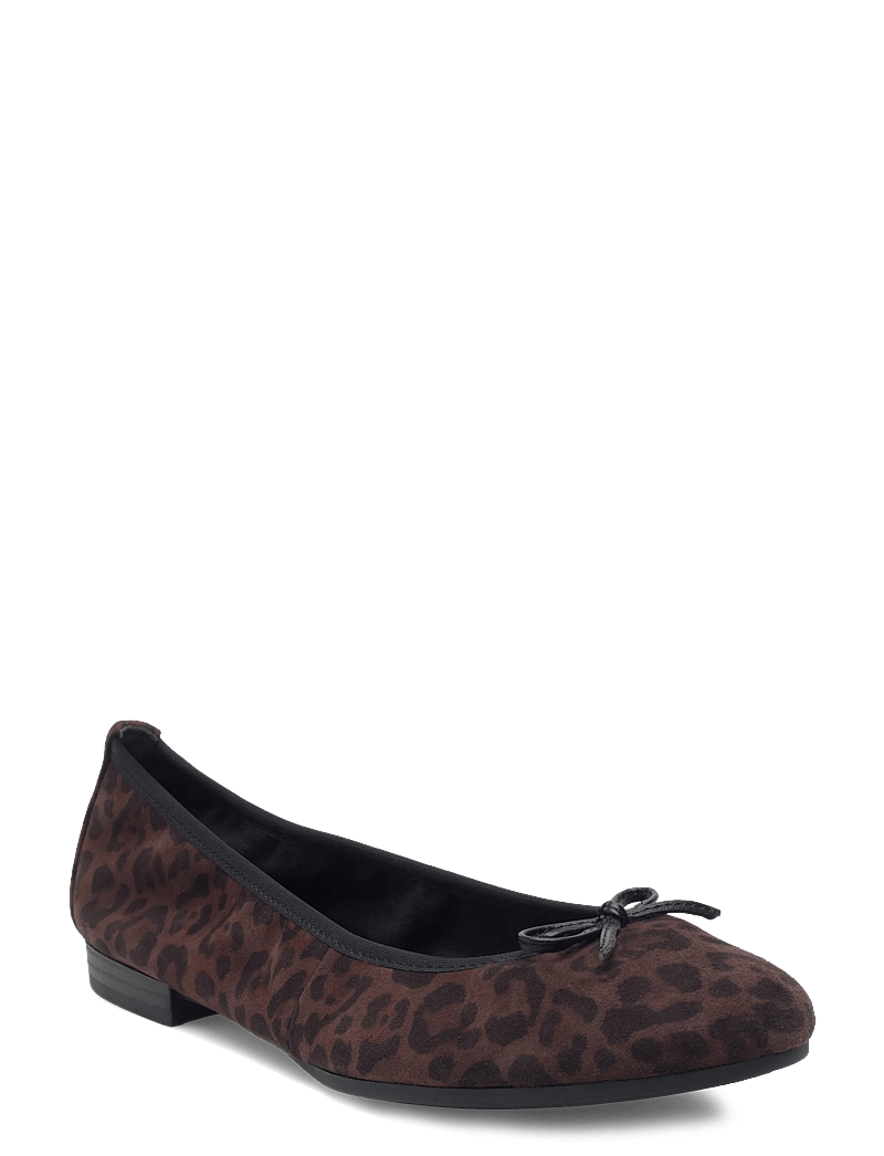 Tamaris - Woms Ballerina - konfirmationstøj - mocca leopard - 1