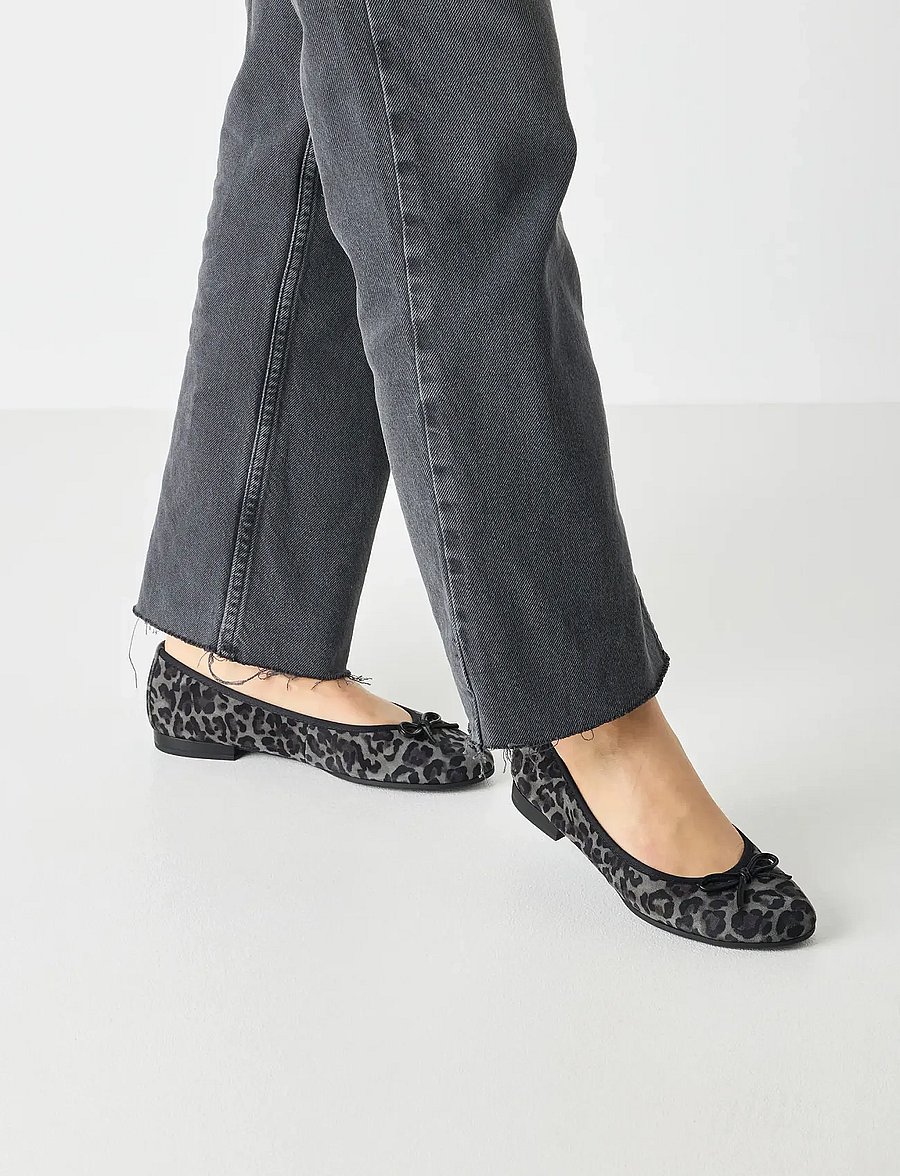 Tamaris - Woms Ballerina - confirmation - mocca leopard - 0