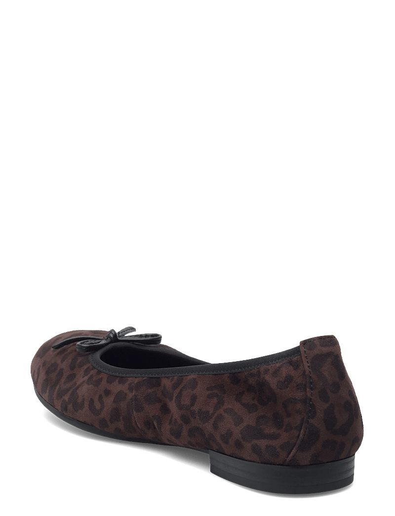 Tamaris - Woms Ballerina - konfirmationstøj - mocca leopard - 3