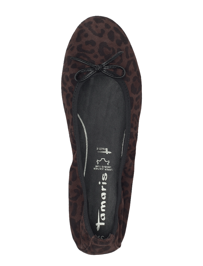 Tamaris - Woms Ballerina - konfirmationstøj - mocca leopard - 4