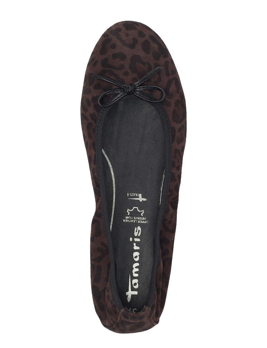 Tamaris - Woms Ballerina - confirmation - mocca leopard - 4