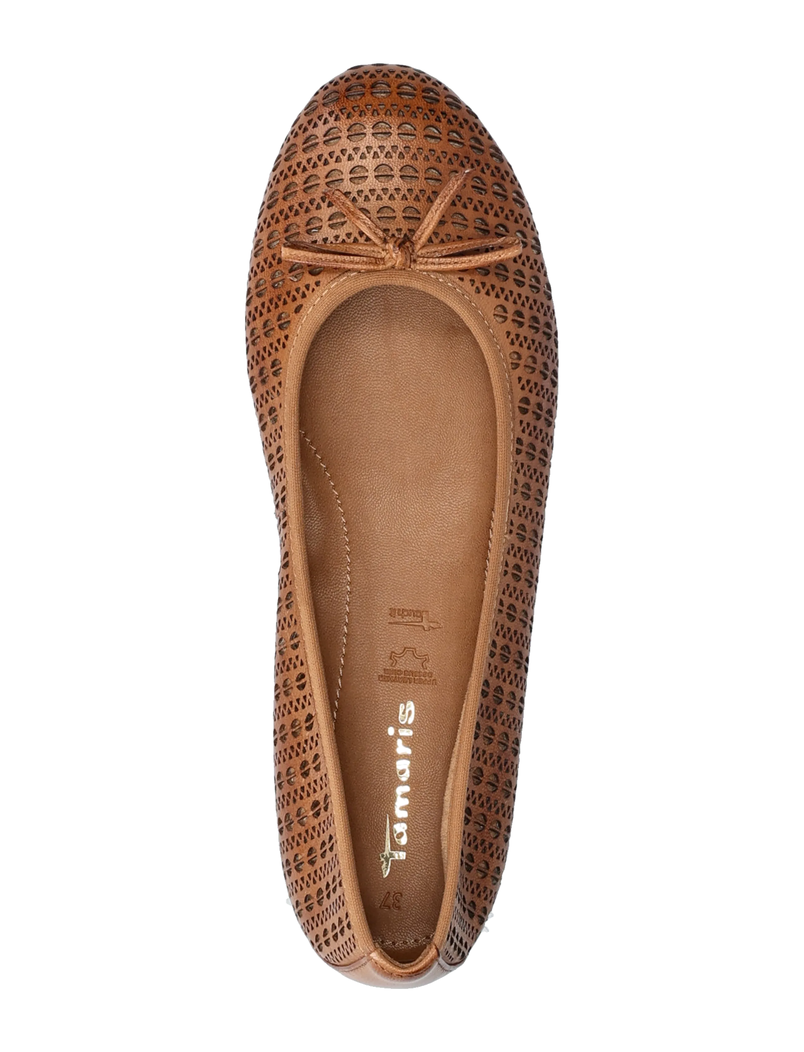 Tamaris - Woms Ballerina - konfirmation - nut structure - 3