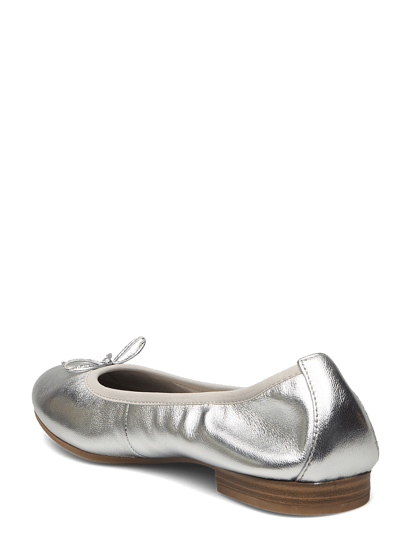 Tamaris - Woms Ballerina - konfirmation - silver - 2