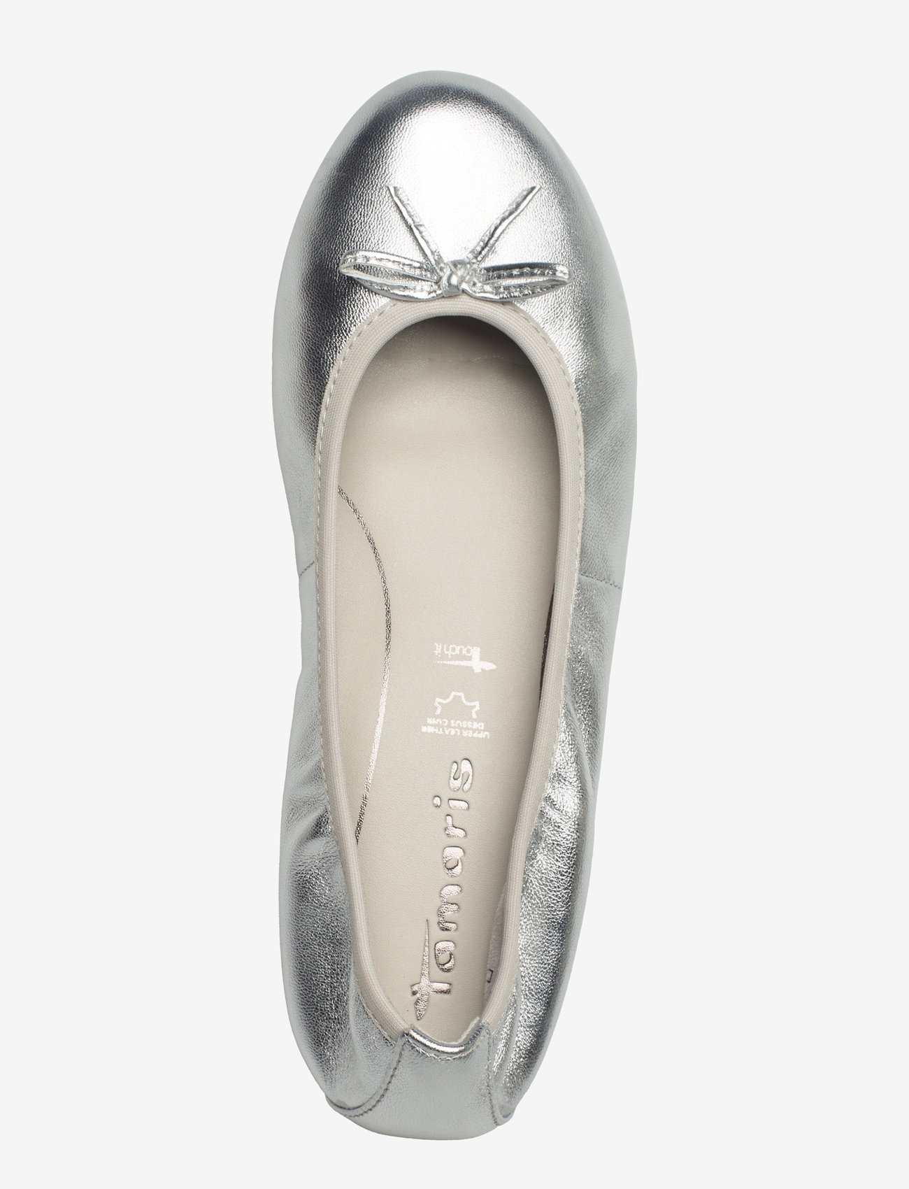 Tamaris - Woms Ballerina - konfirmation - silver - 3