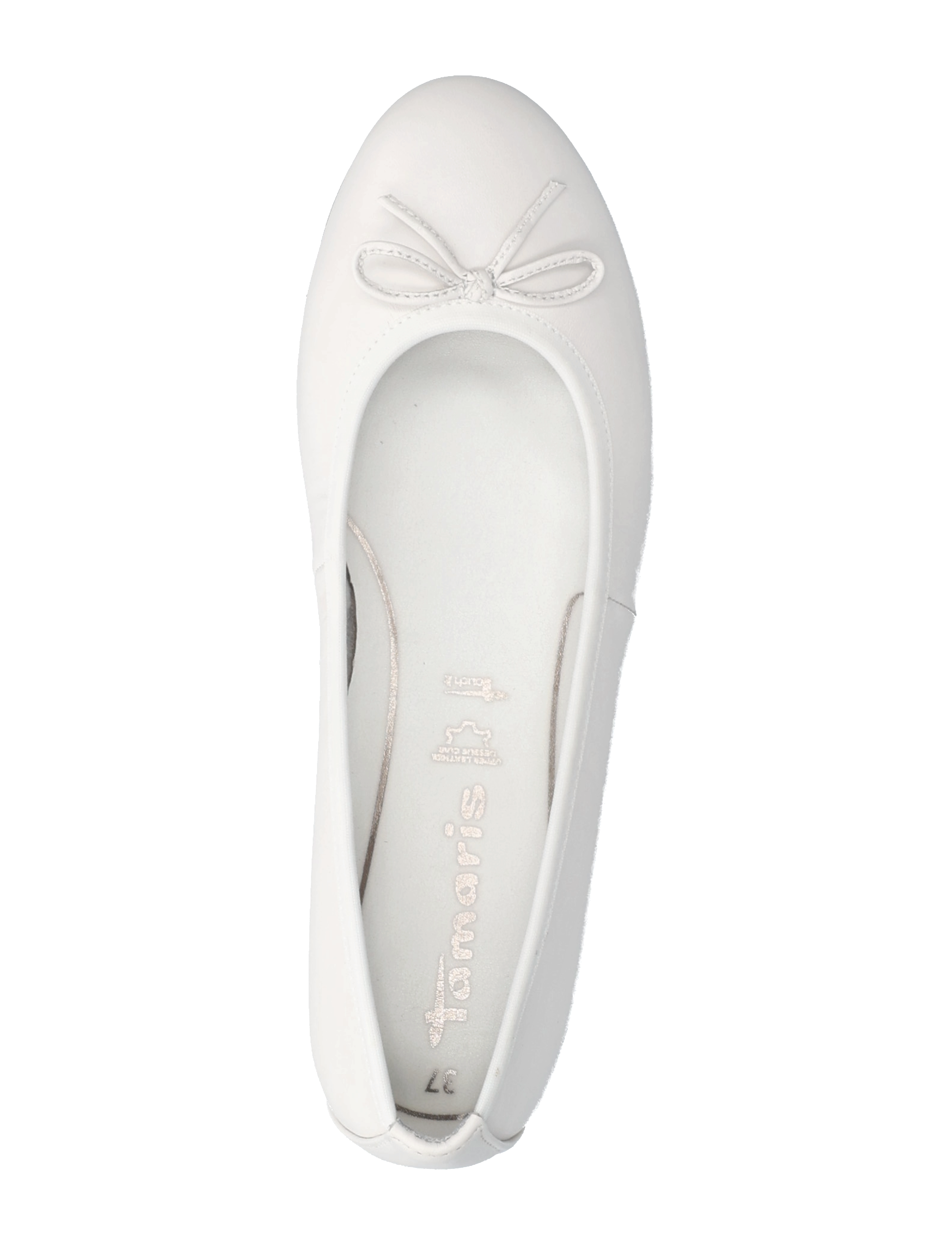Tamaris - Woms Ballerina - konfirmation - white - 3