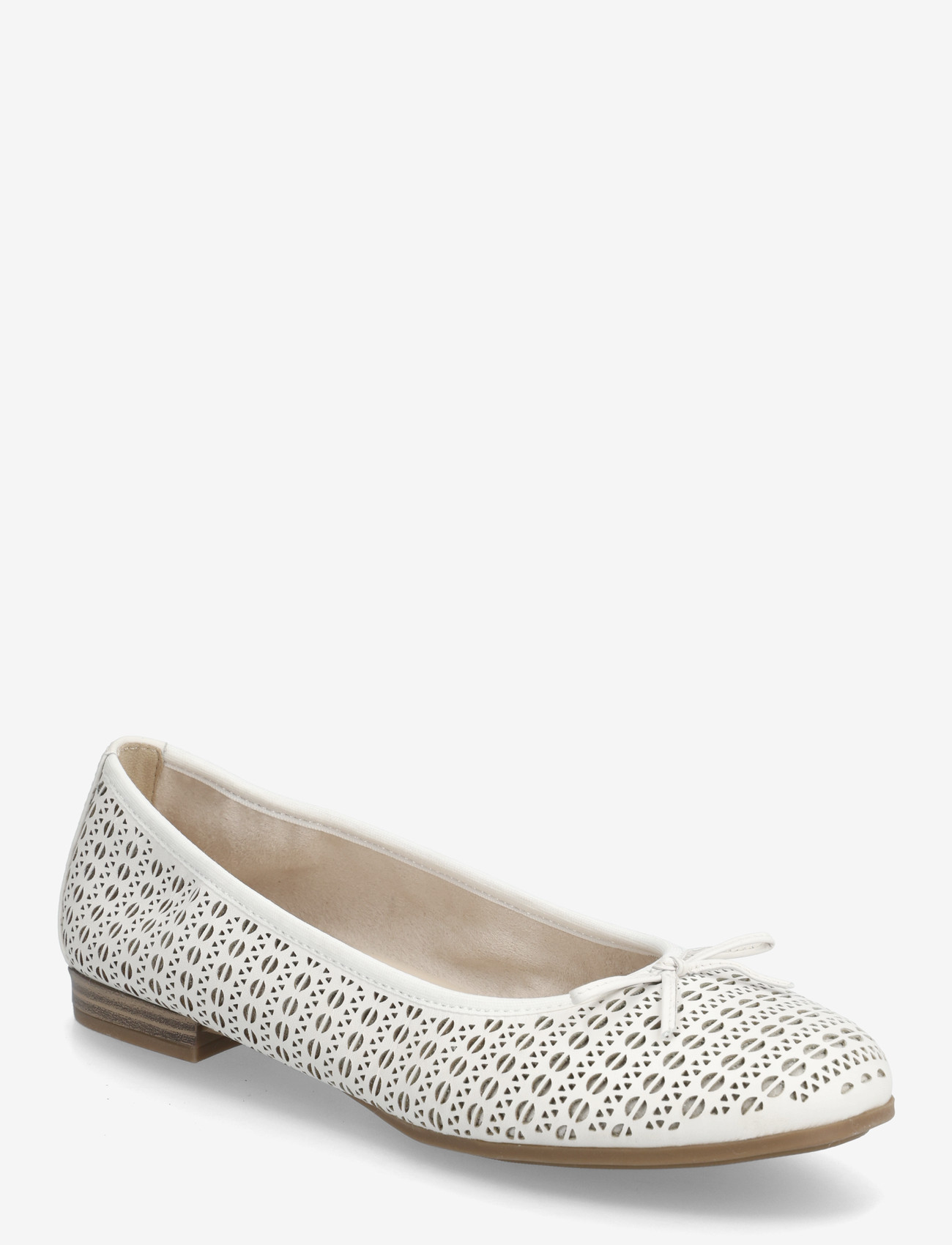 Tamaris - Woms Ballerina - konfirmationstøj - white structure - 0