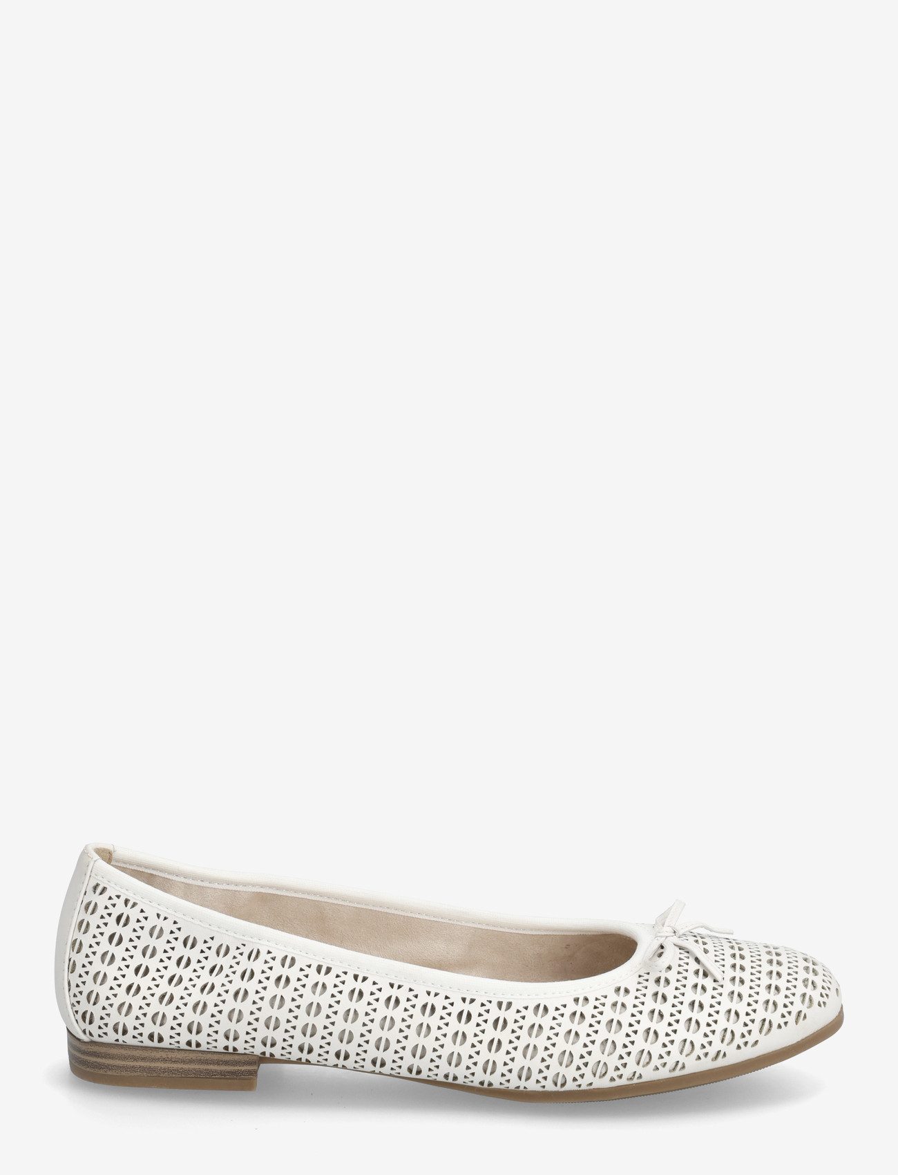 Tamaris - Woms Ballerina - konfirmationstøj - white structure - 1