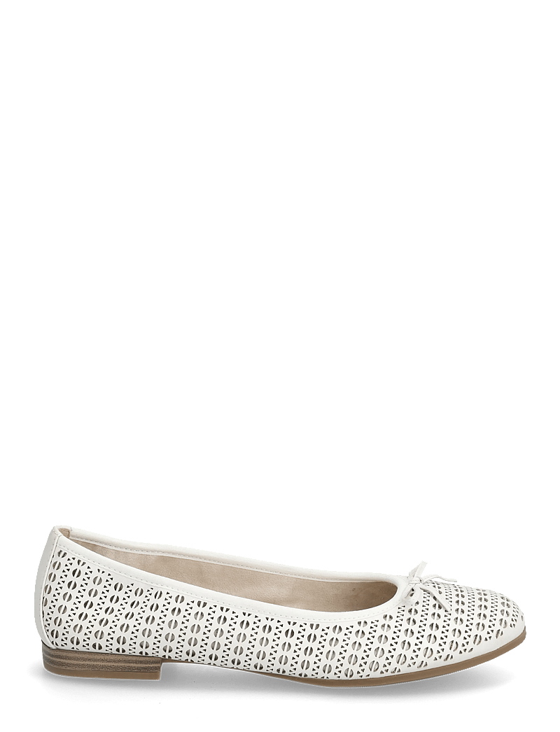 Tamaris - Woms Ballerina - konfirmationstøj - white structure - 1