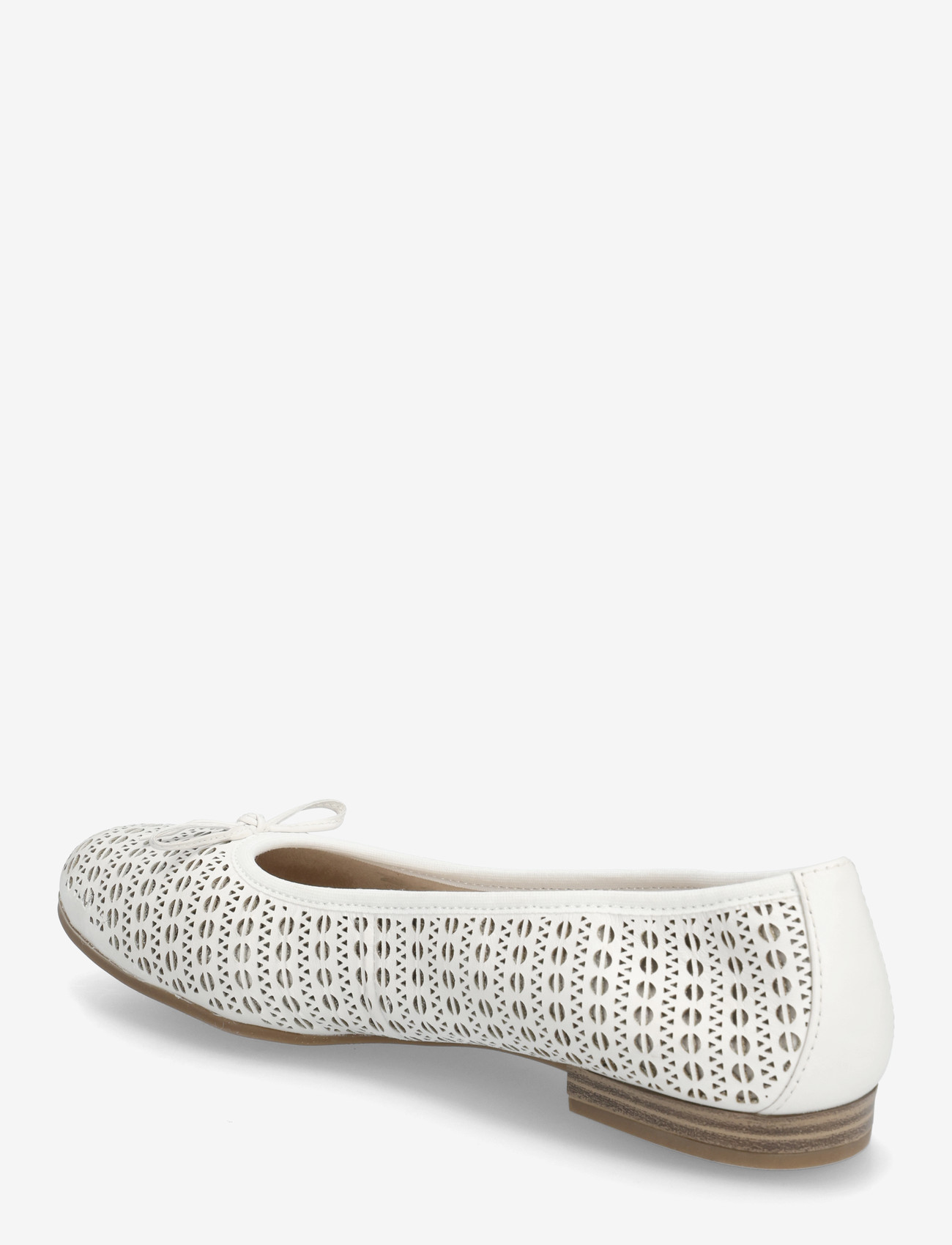 Tamaris - Woms Ballerina - konfirmationstøj - white structure - 2