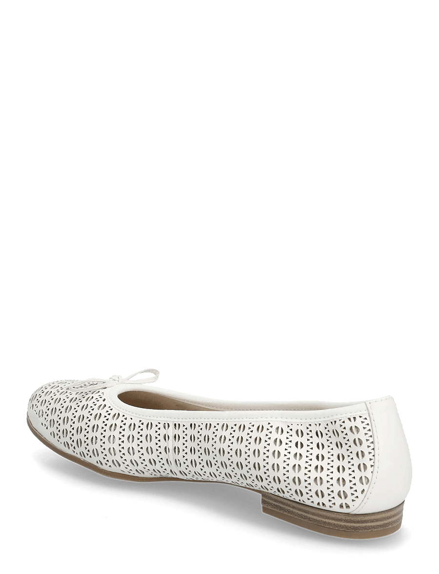 Tamaris - Woms Ballerina - confirmation - white structure - 2