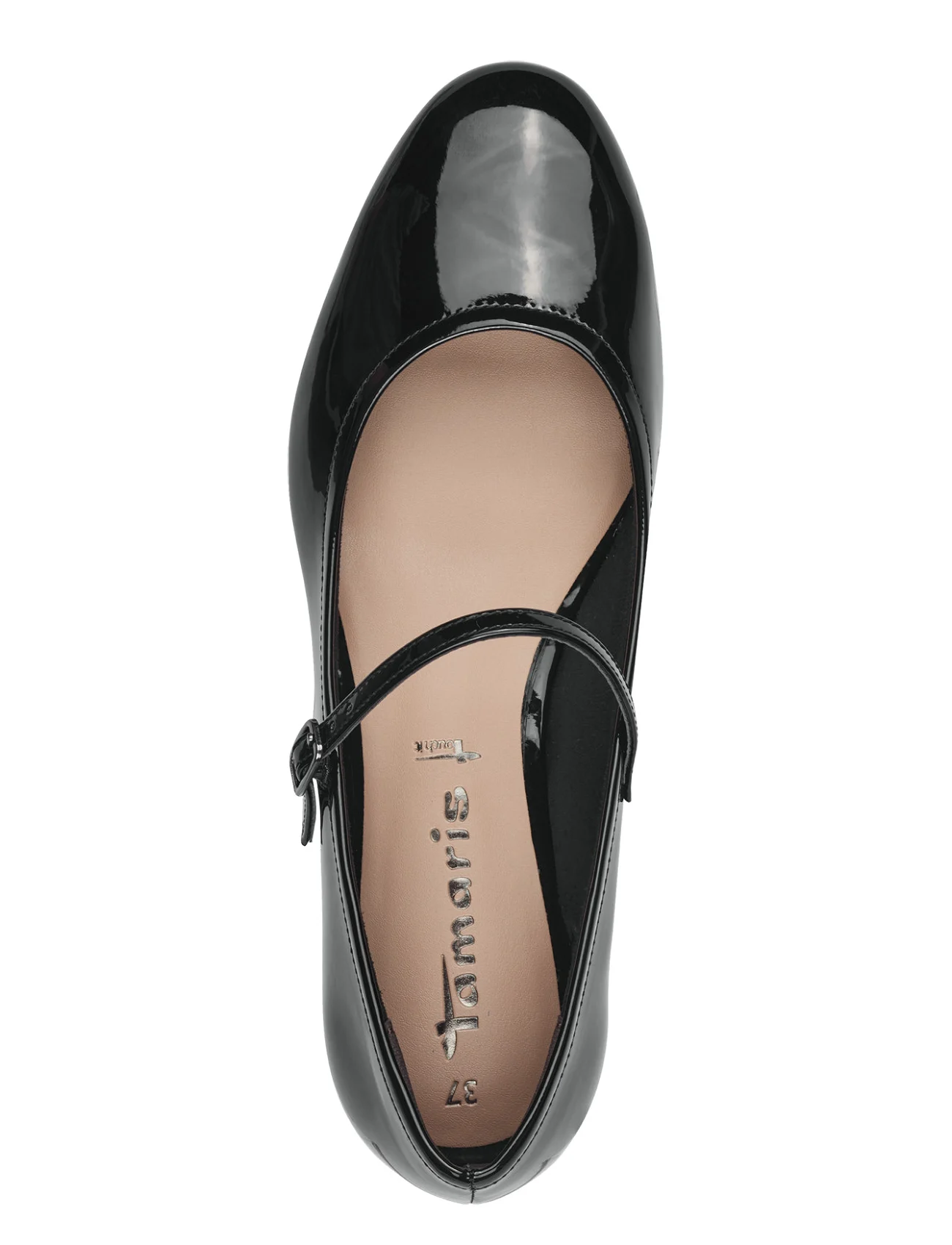 Tamaris - Woms Ballerina - chaussures mary jane - black patent - 1
