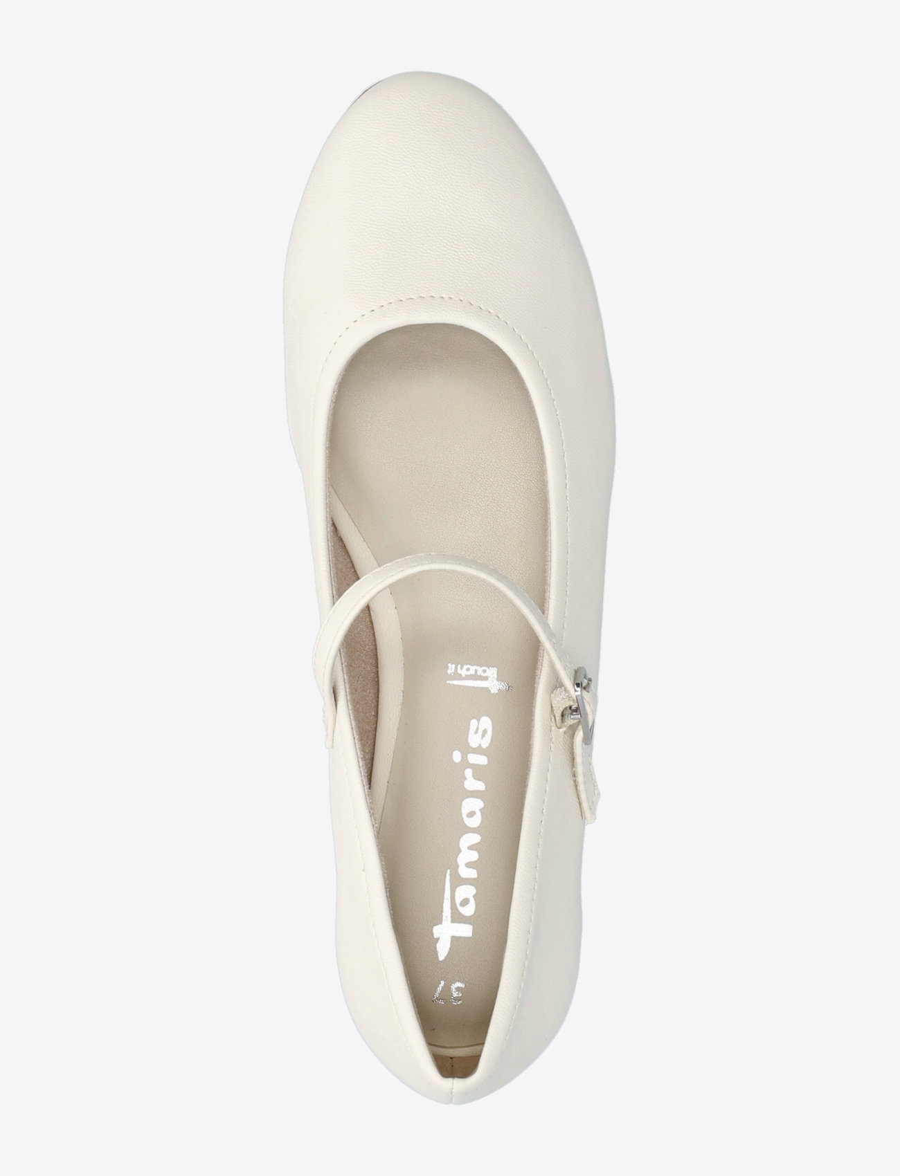 Tamaris - Woms Ballerina - offwhite matt - 3