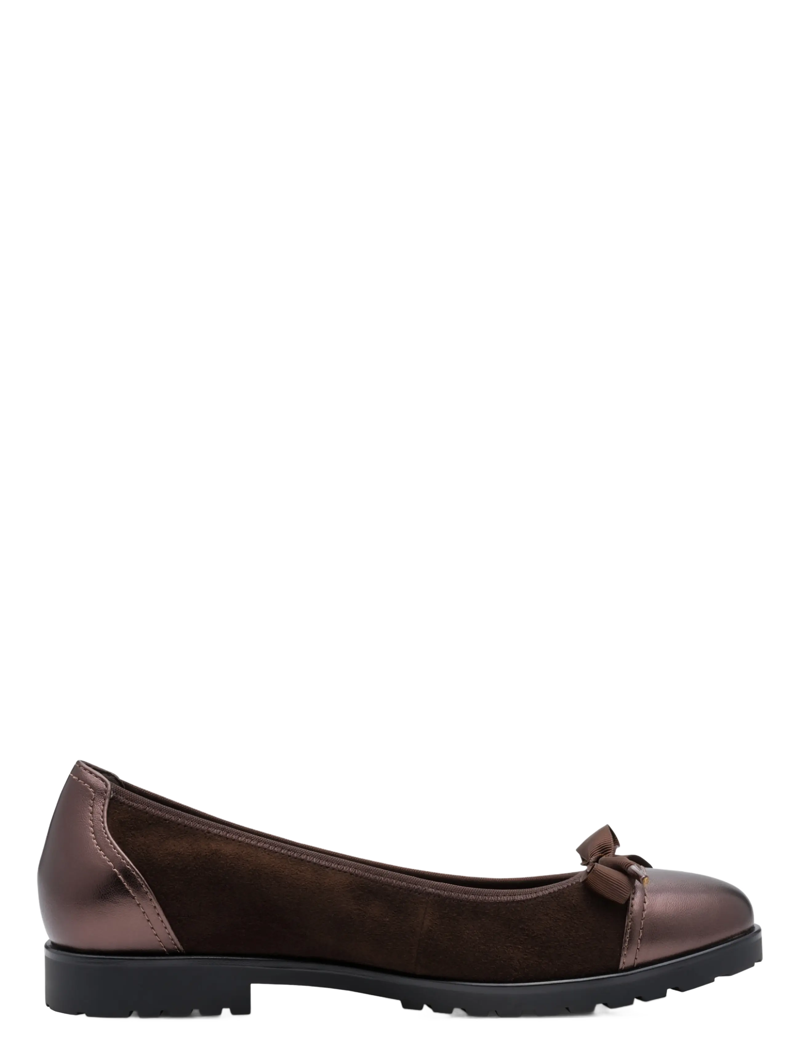 Tamaris - Woms Ballerina - special occasions - mocca suede - 2