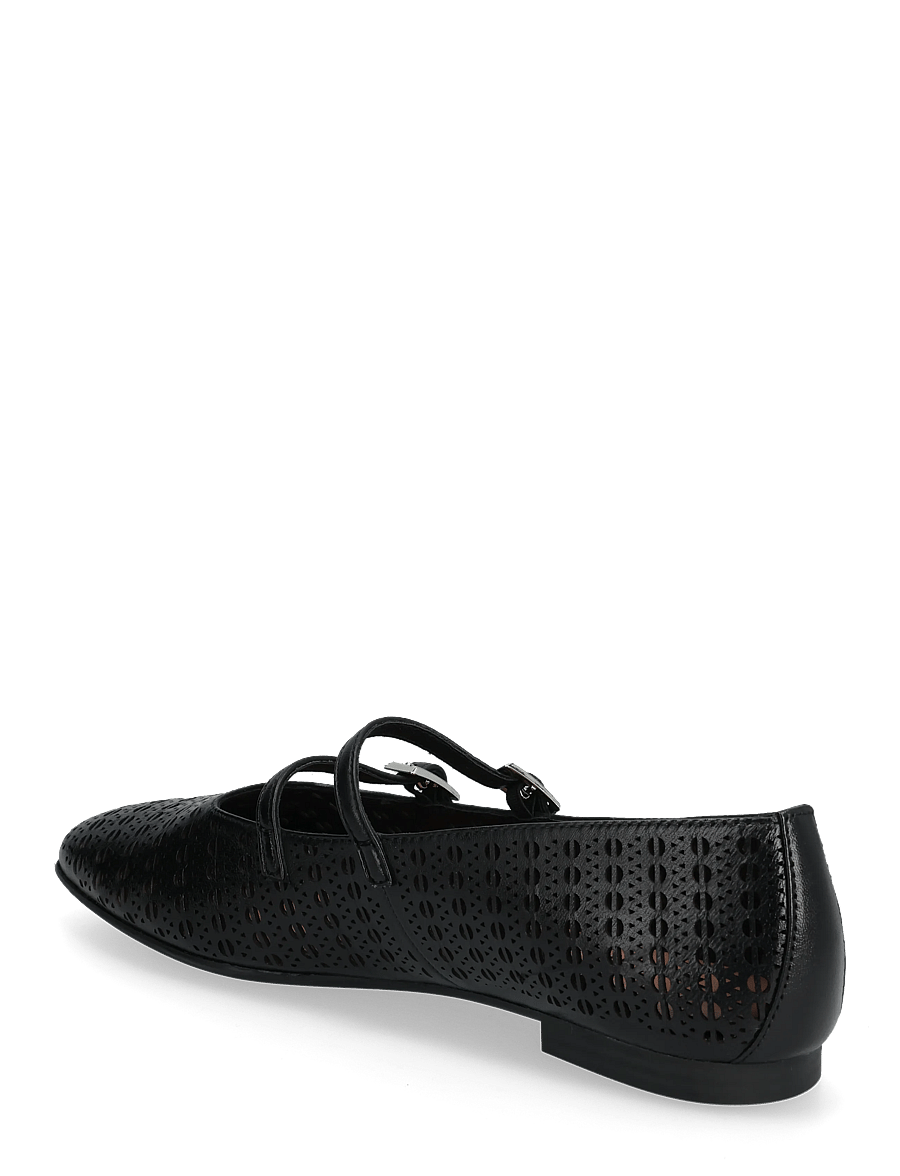 Tamaris - Woms Ballerina - special occasions - black struct. - 2