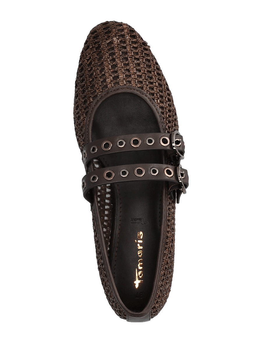 Tamaris - Woms Ballerina - speciella tillfällen - mocca - 3