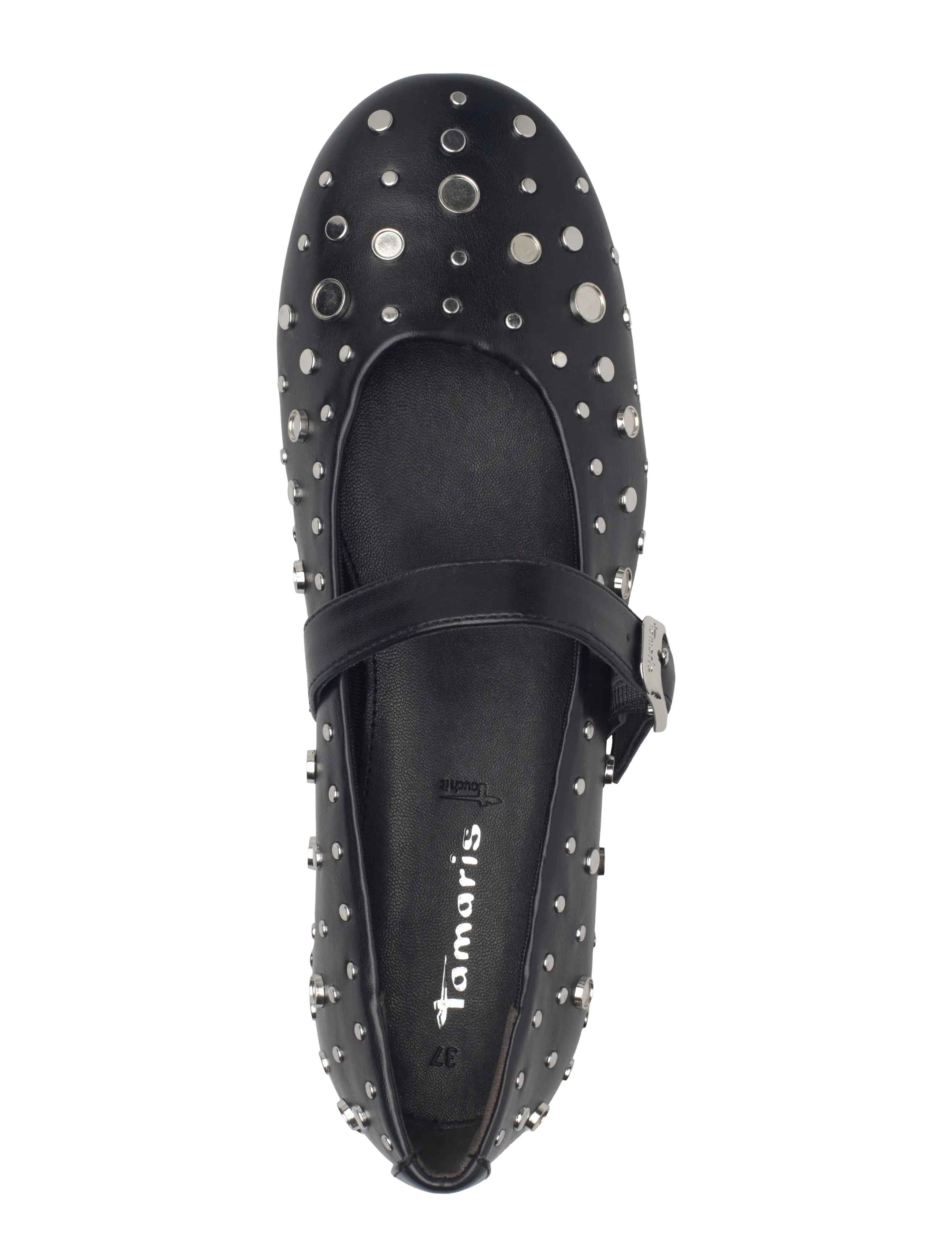 Tamaris - Woms Ballerina - ballerinaer - black - 3