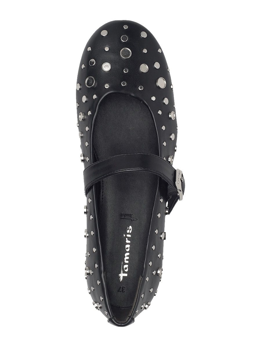 Tamaris - Woms Ballerina - besondere anlässe - black - 3