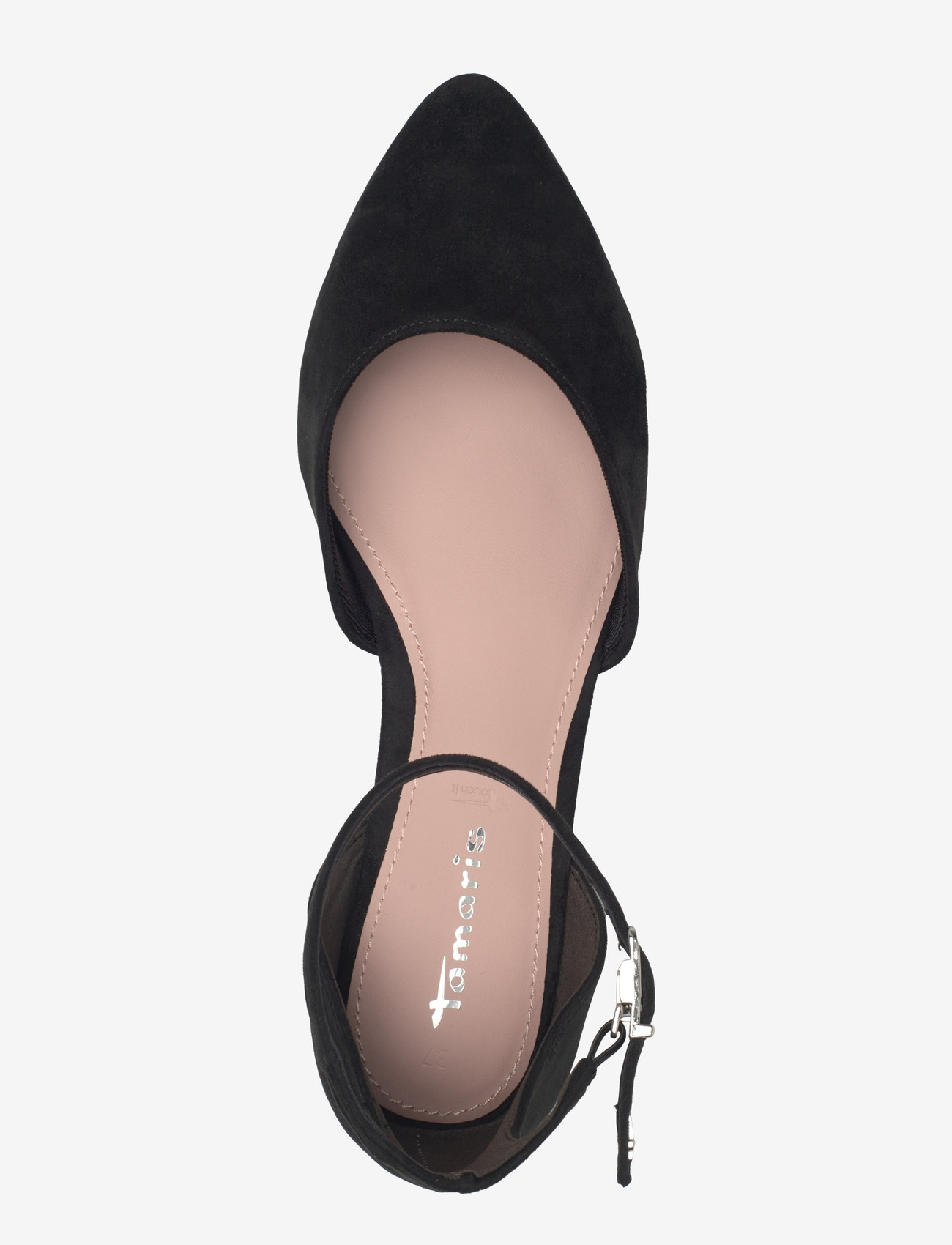 Tamaris - Woms Ballerina - særlige begivenheder - black - 3