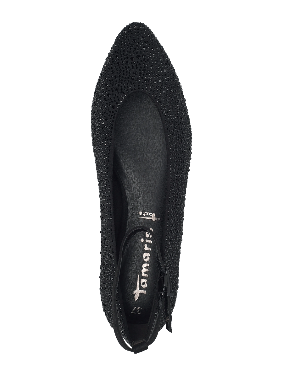 Tamaris - Woms Ballerina - besondere anlässe - black uni - 3