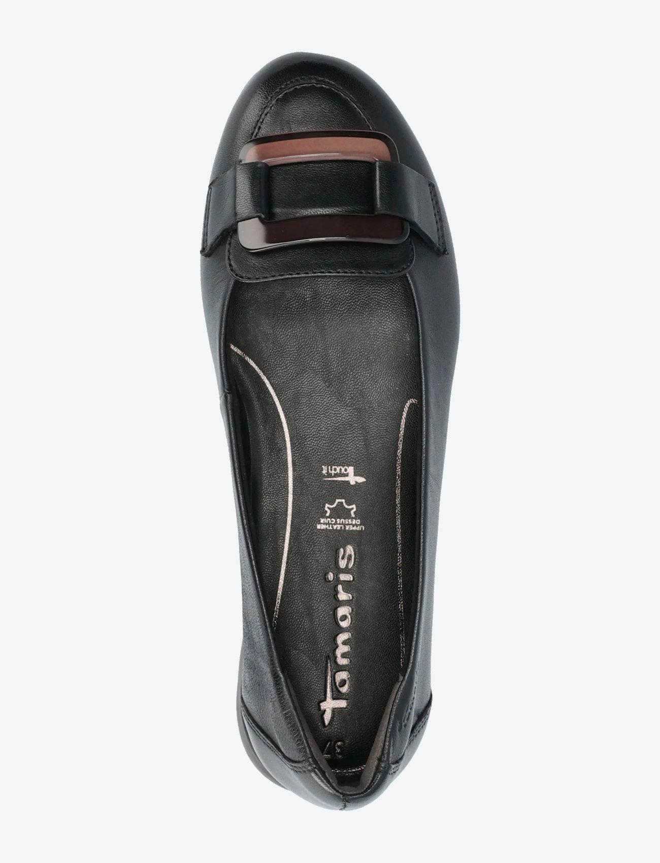 Tamaris - Woms Ballerina - speciella tillfällen - black leather - 3