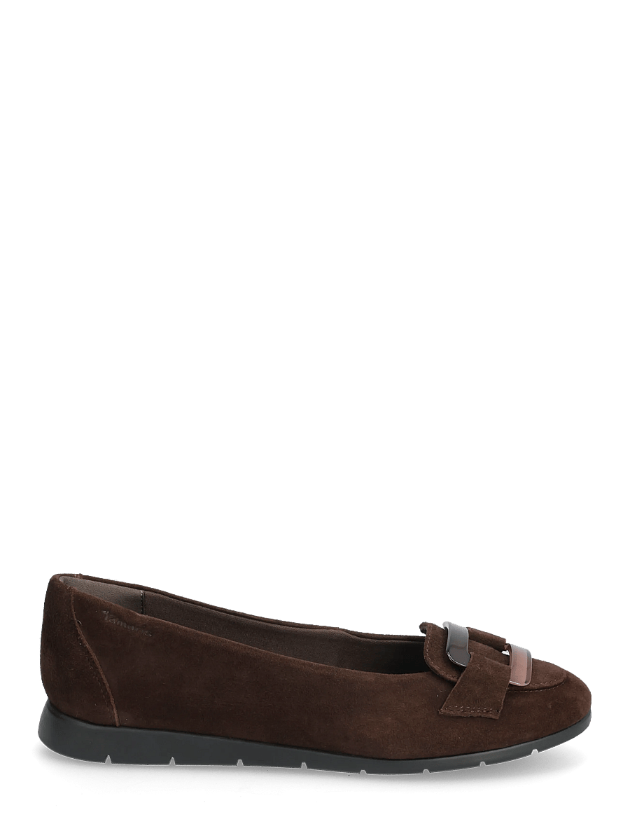 Tamaris - Woms Ballerina - speciella tillfällen - mocca - 1