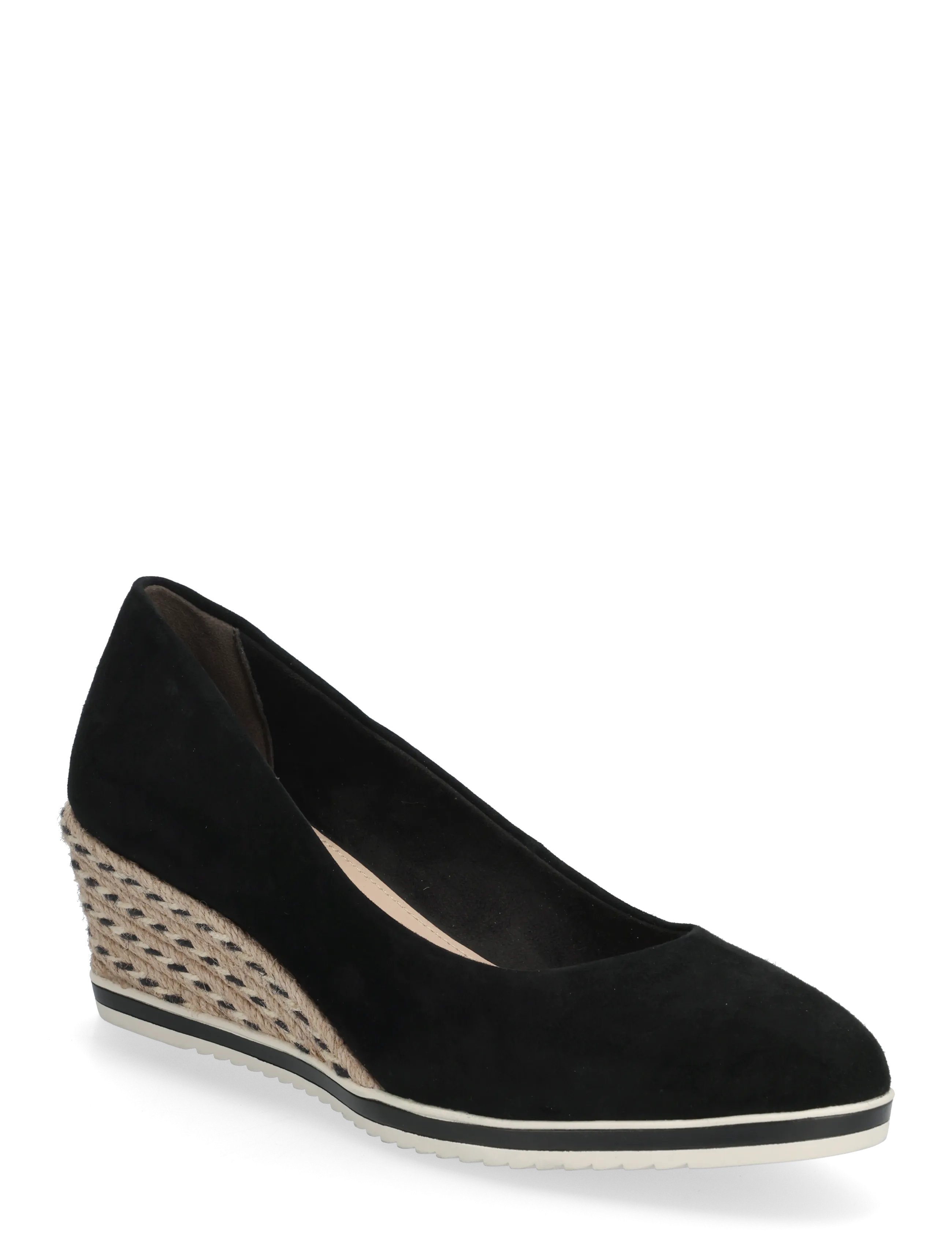 Tamaris Women Court Sho - Højhælede espadrillos - BLACK / black