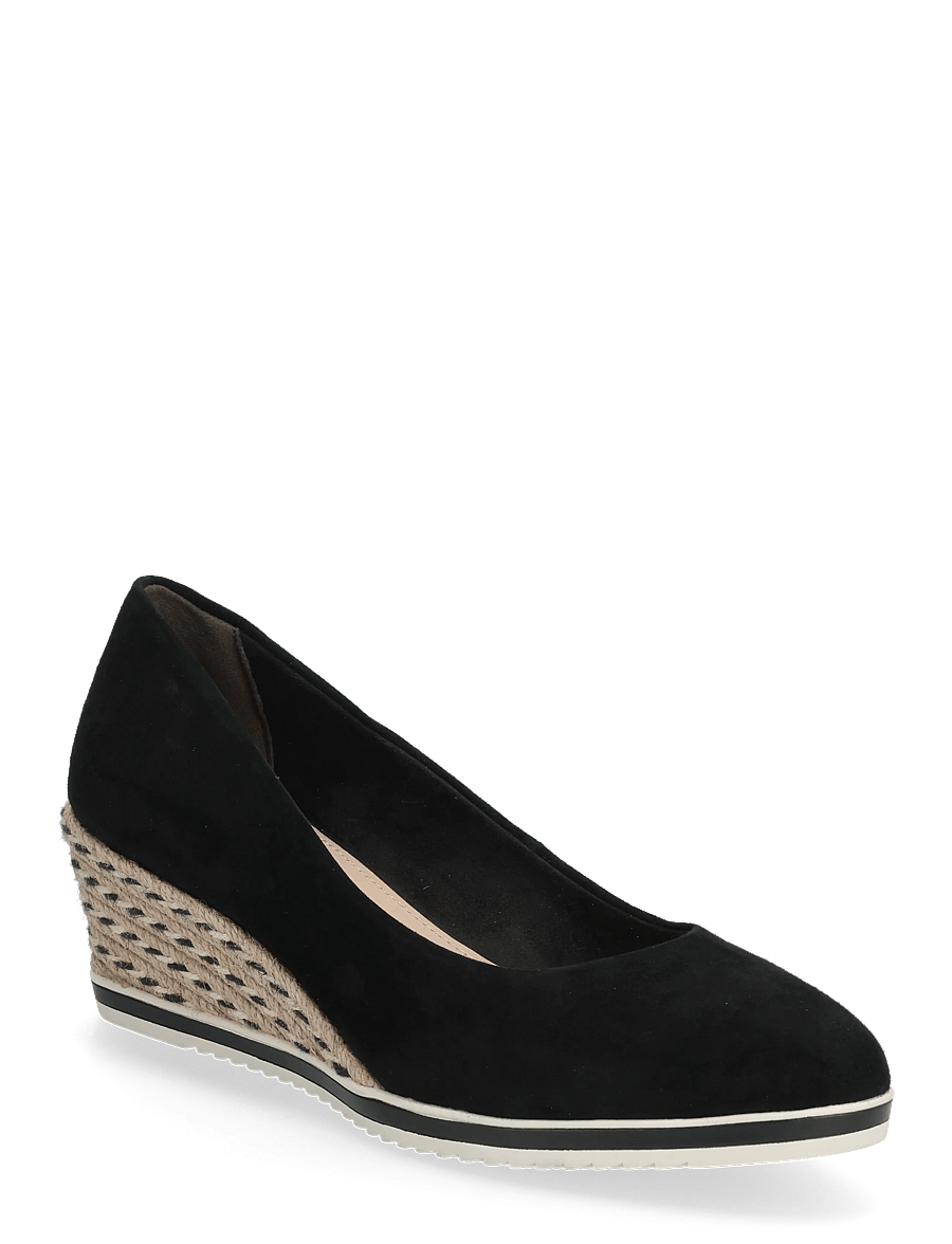 Tamaris - Women Court Sho - espadrilles mit absatz - black - 0