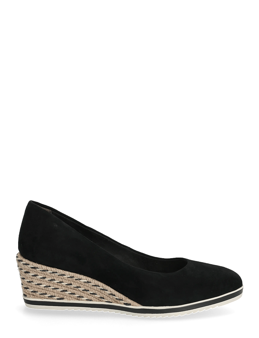 Tamaris - Women Court Sho - espadrilles mit absatz - black - 1