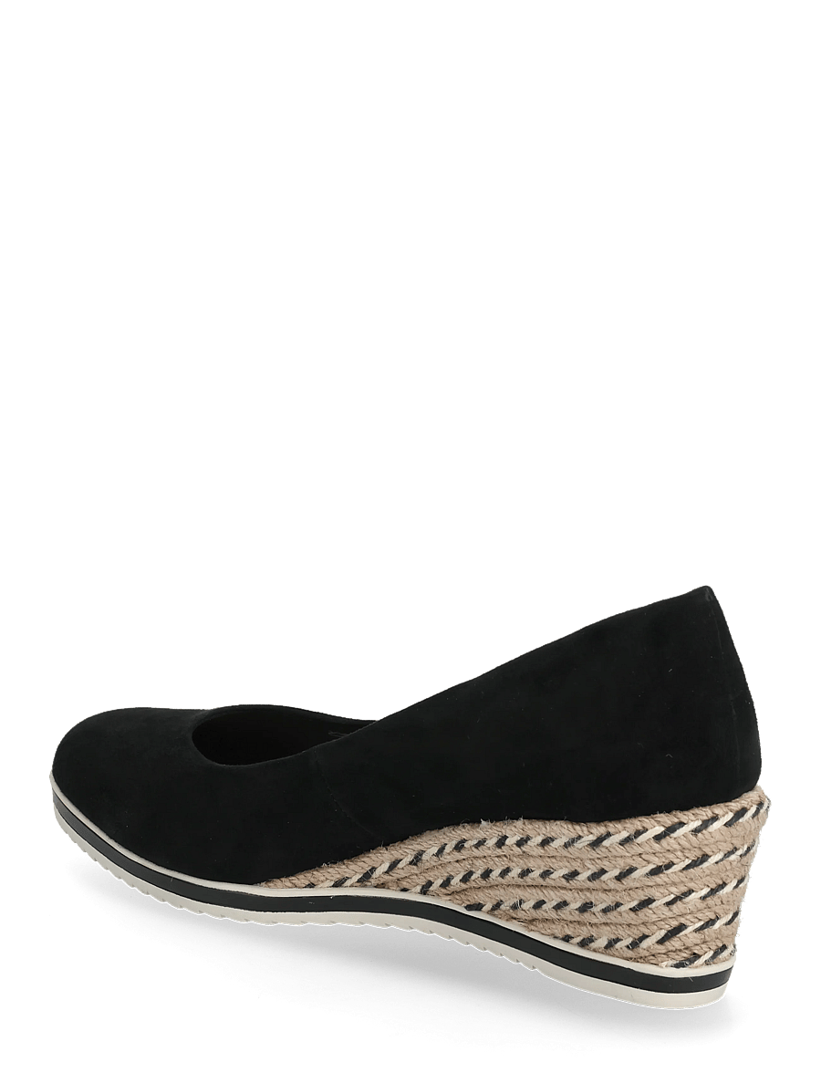 Tamaris - Women Court Sho - espadrilles mit absatz - black - 2