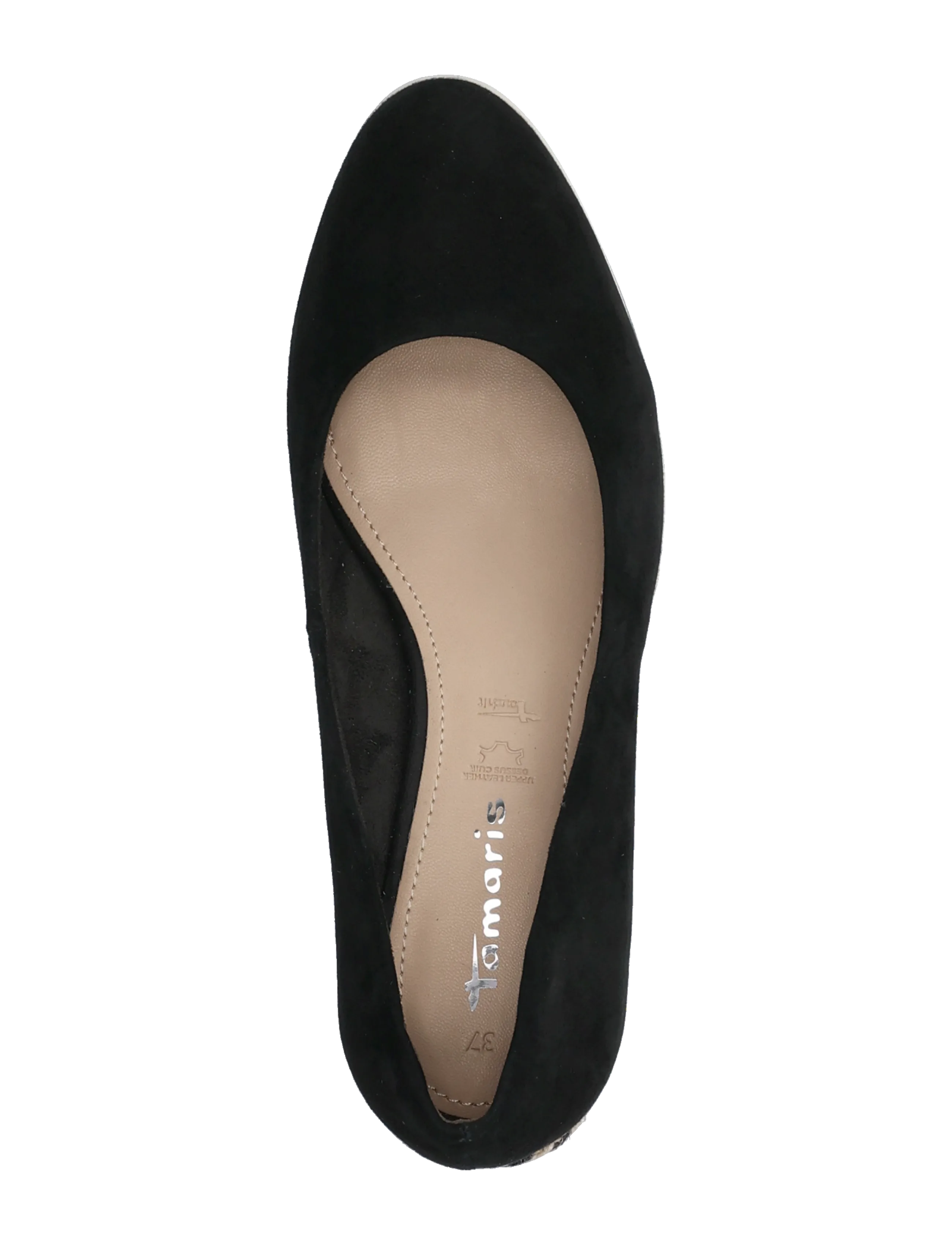 Tamaris - Women Court Sho - espadrillos med hæl - black - 3