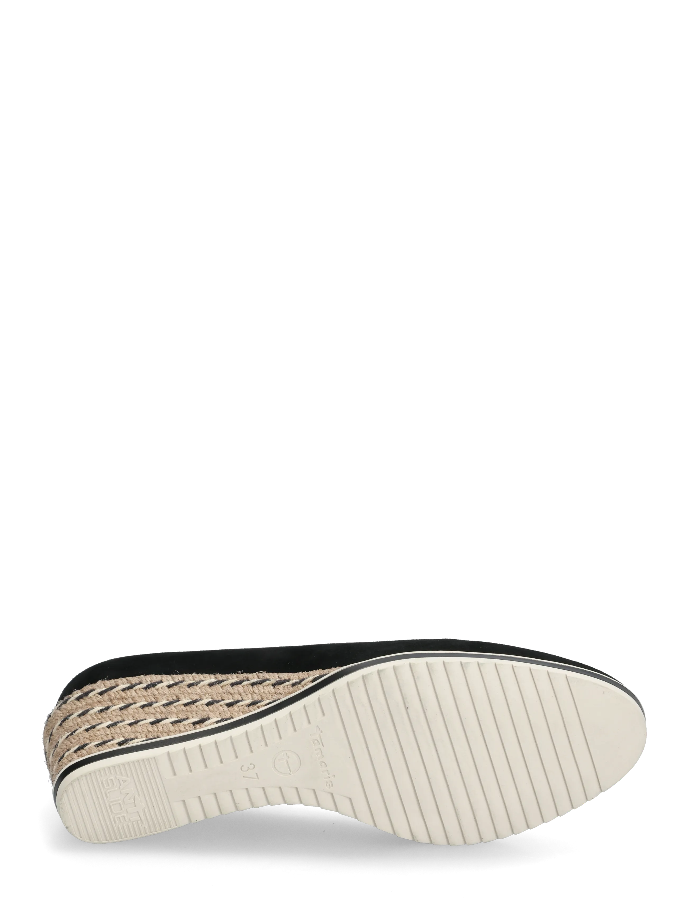 Tamaris - Women Court Sho - espadrillos med hæl - black - 4