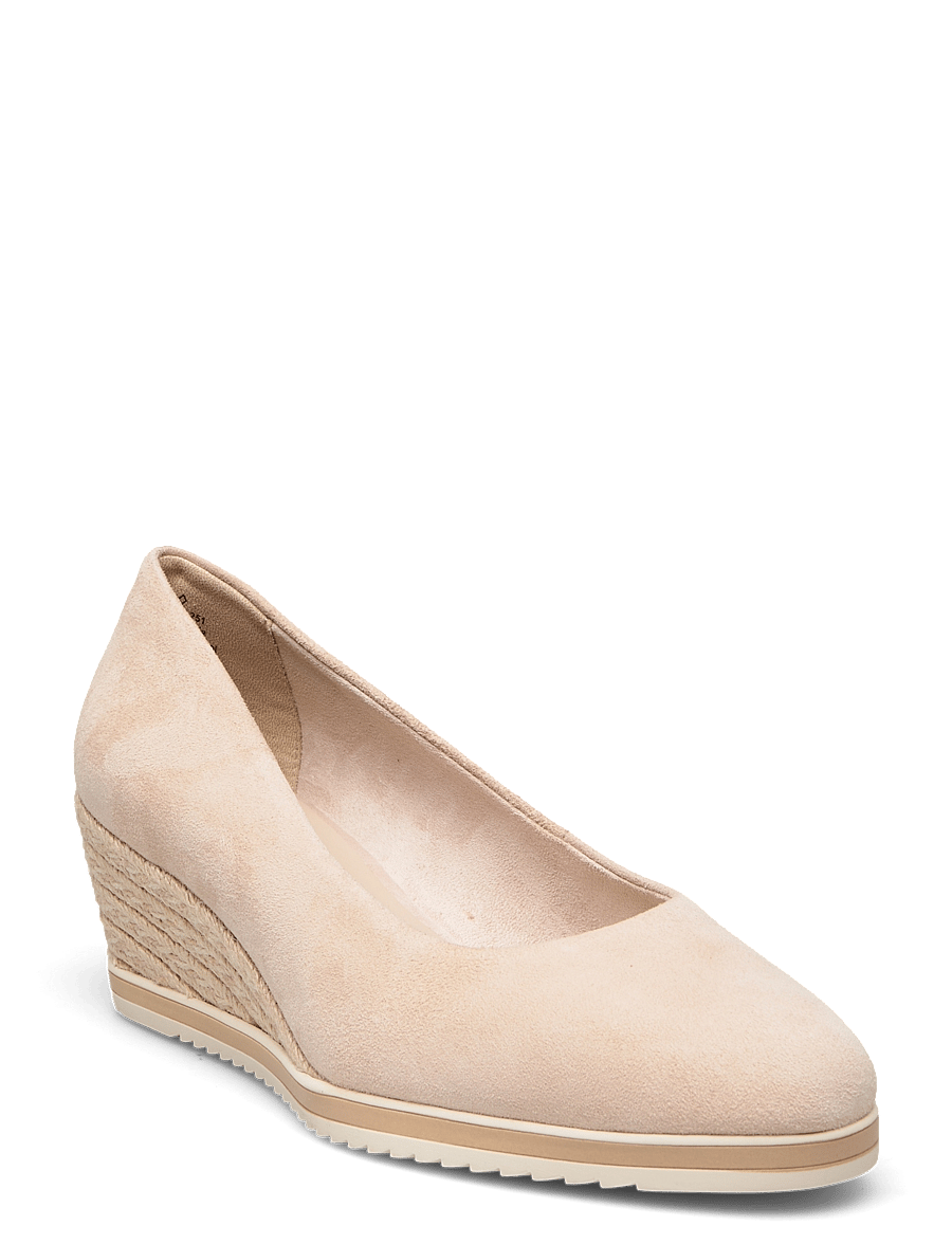 Tamaris - Women Court Sho - espadrilles mit absatz - nude - 0
