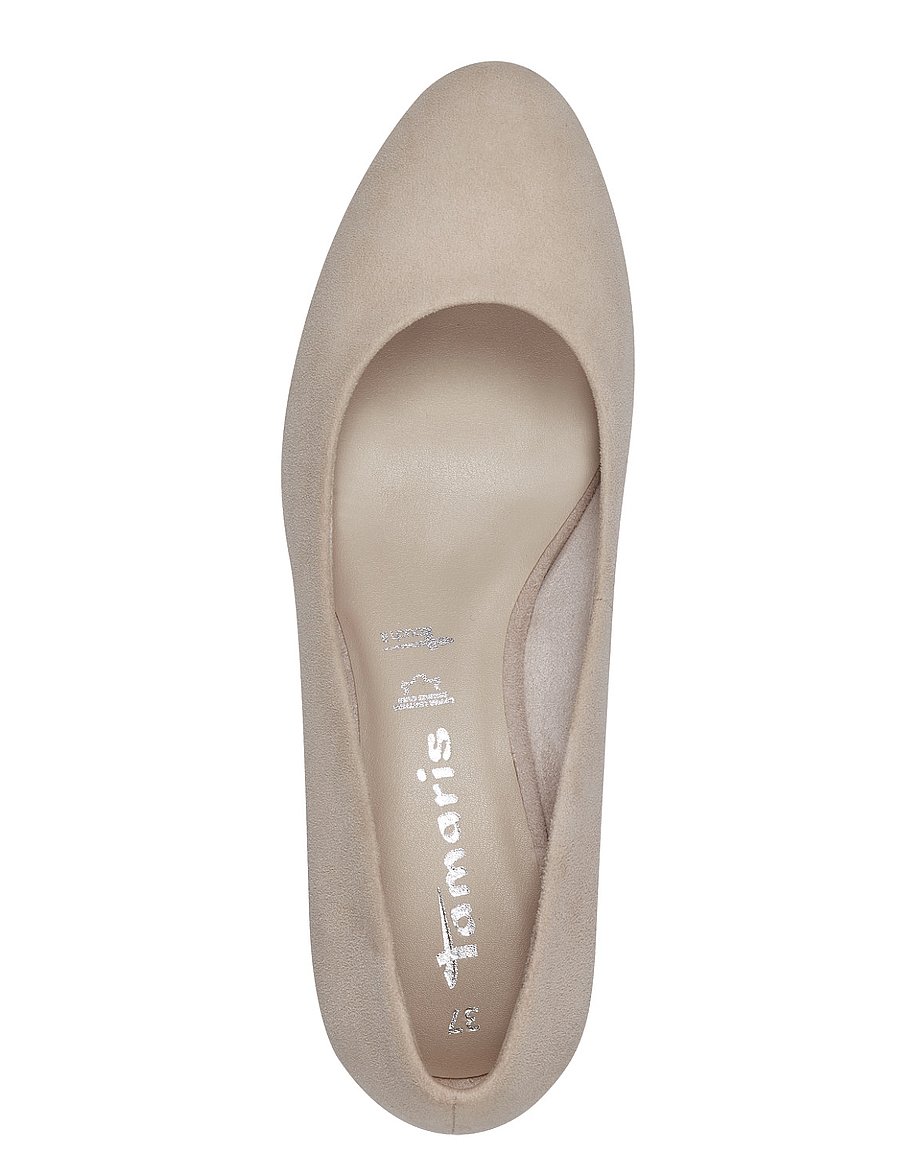 Tamaris - Women Court Sho - espadrilles mit absatz - nude - 2