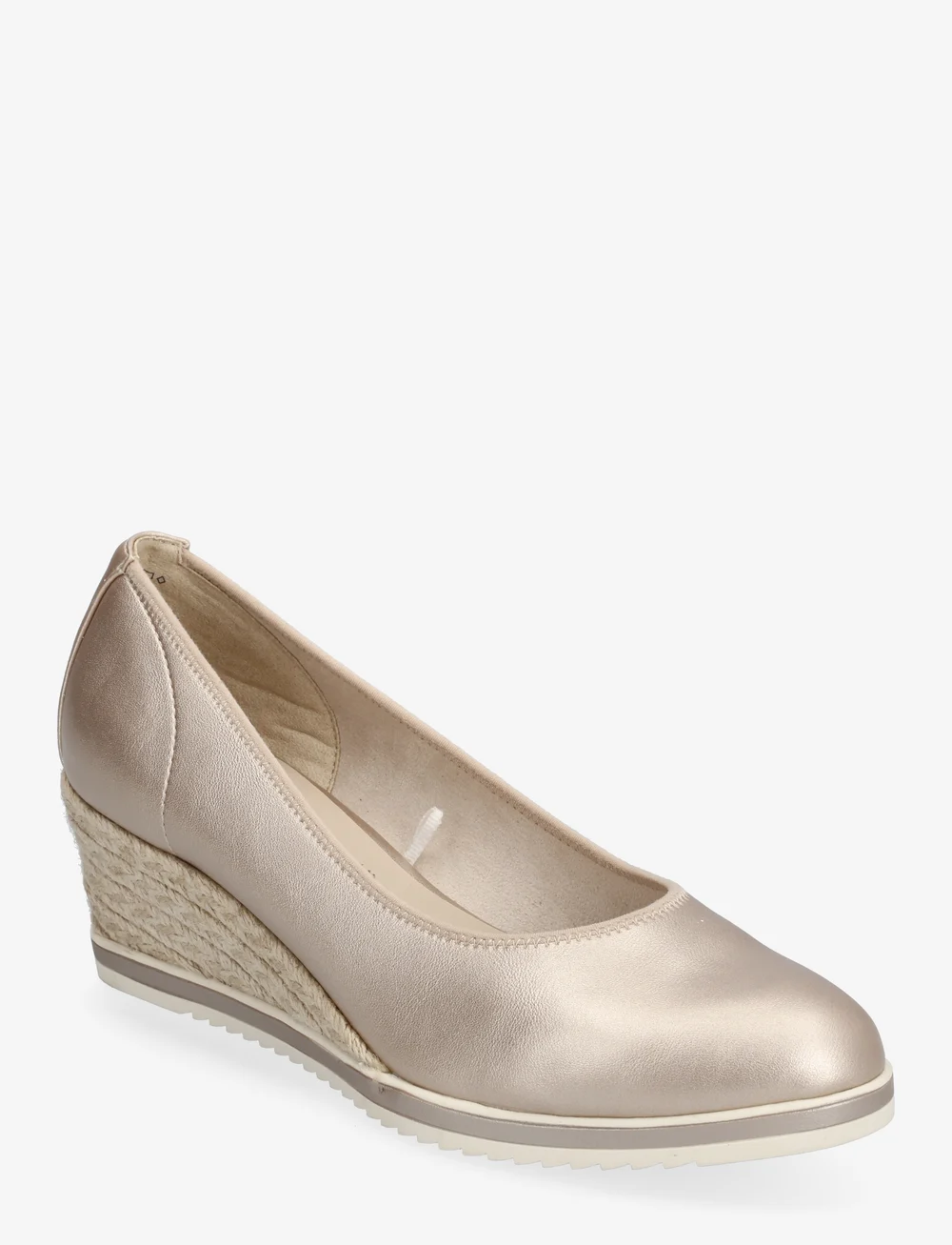 Tamaris - Women Court Sho - espadrillos med klack - light gold - 0