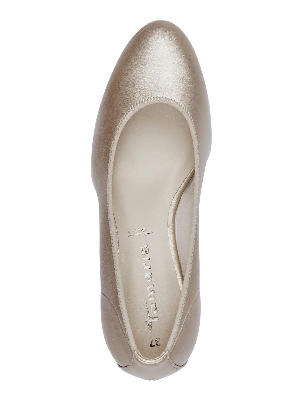 Tamaris - Women Court Sho - espadrillos med klack - light gold - 2