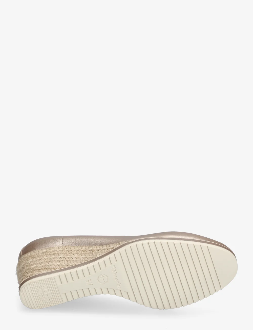 Tamaris - Women Court Sho - espadrillos med klack - light gold - 4