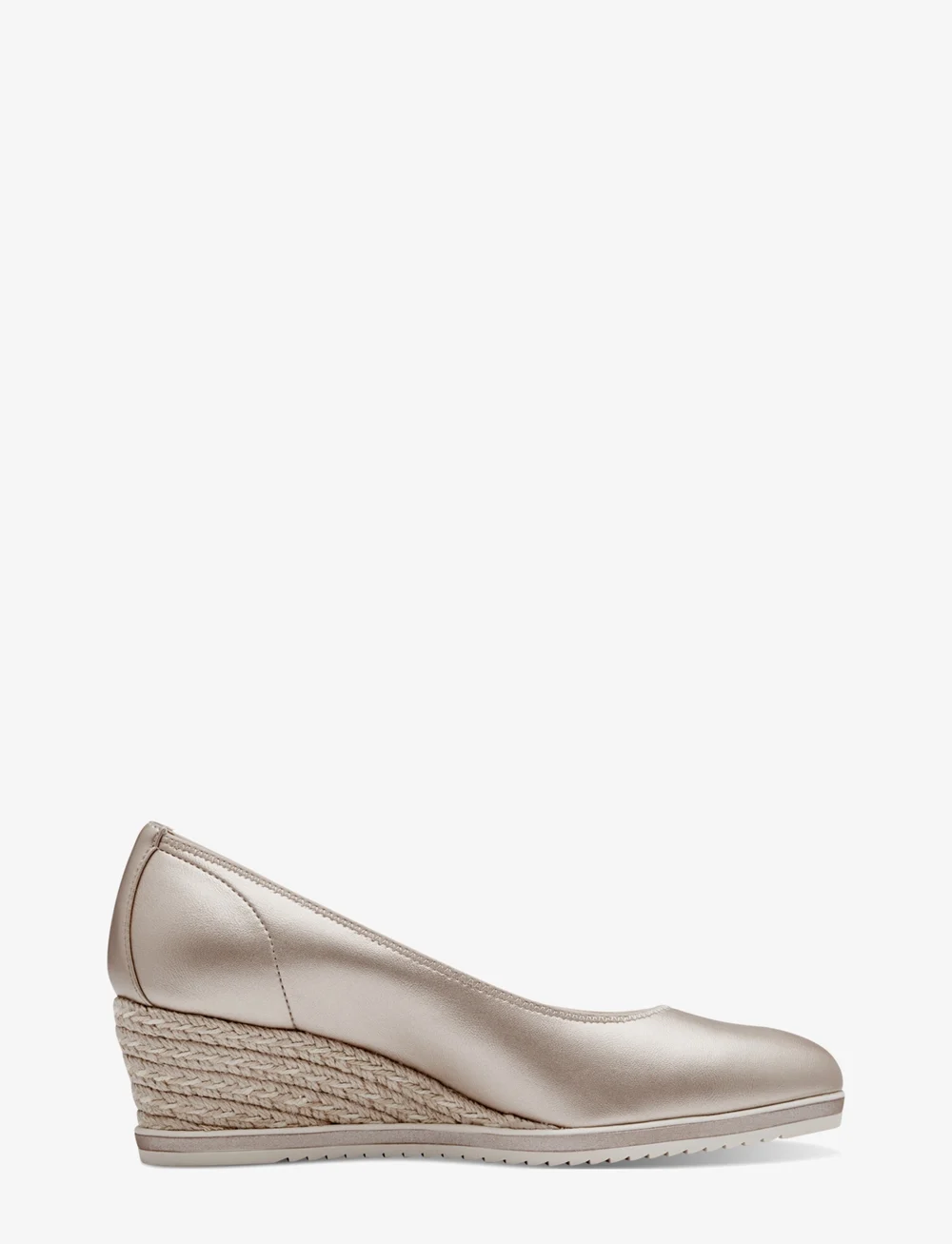 Tamaris - Women Court Sho - espadrillos med klack - light gold - 5