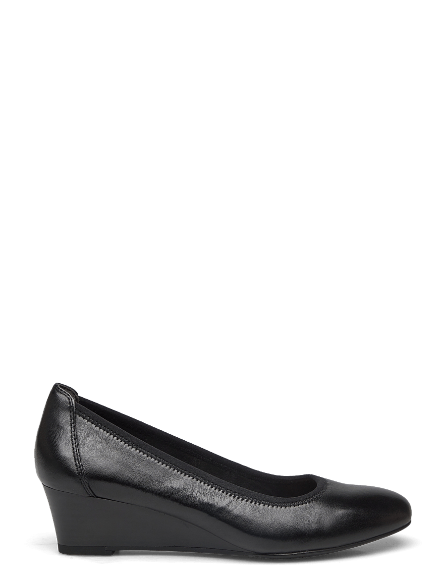 Tamaris - Women Court Sho - confirmation - black leather - 1