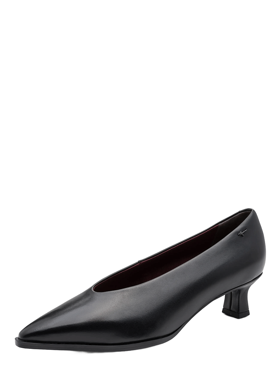 Tamaris - Women Court Sho - kontsakingad - black leather - 0