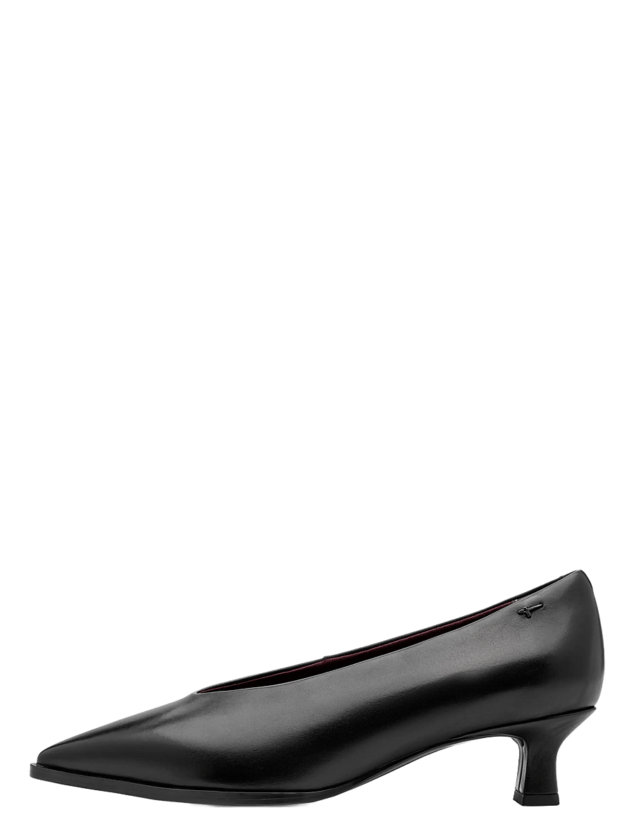 Tamaris - Women Court Sho - kontsakingad - black leather - 1