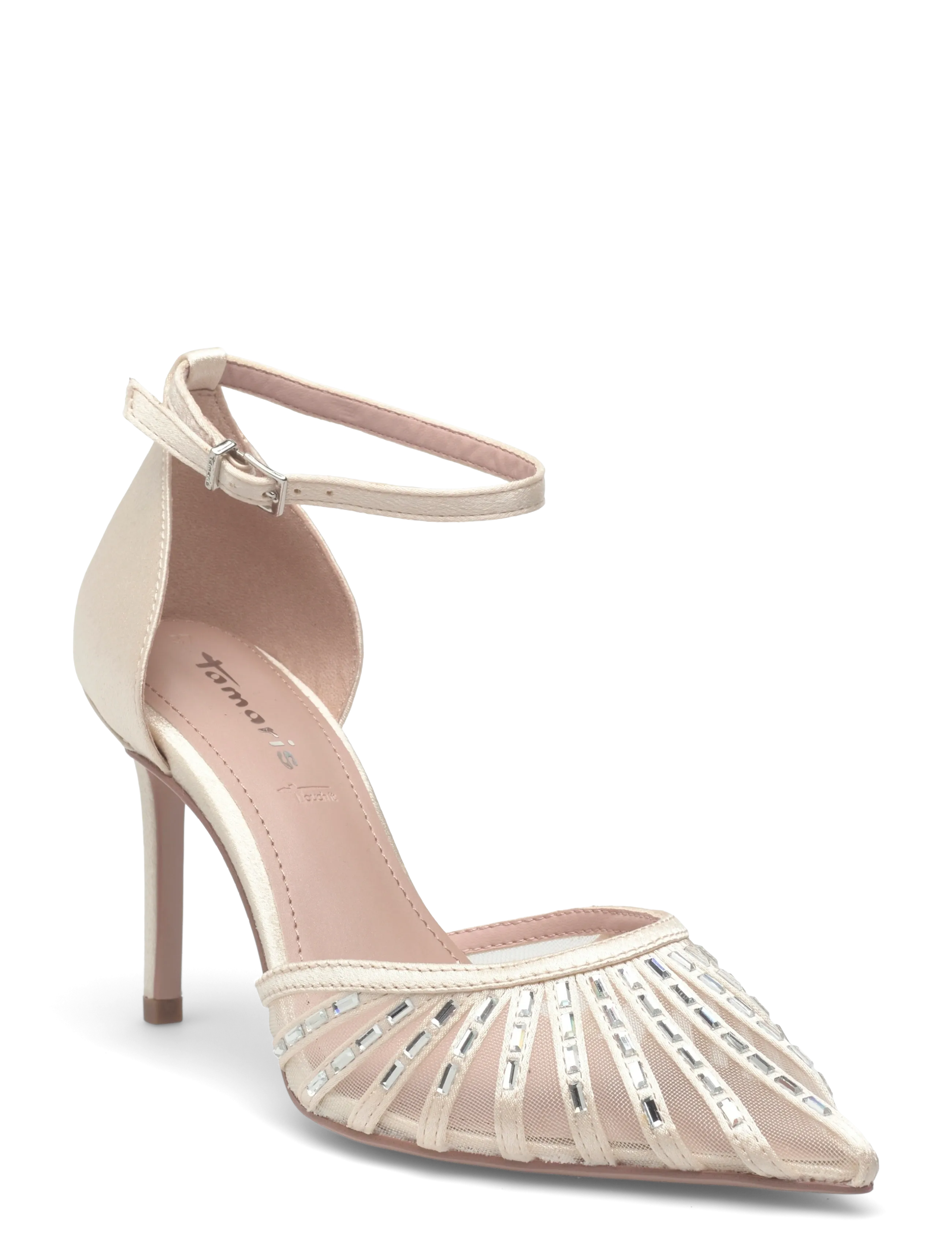 Tamaris Women Court Sho - Brudesko - PEARL / cream